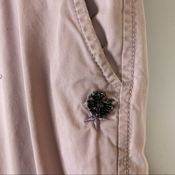 Maison Scotch Star Embroidered Chino Pants Size 29 x 32 - Picture 4 of 13